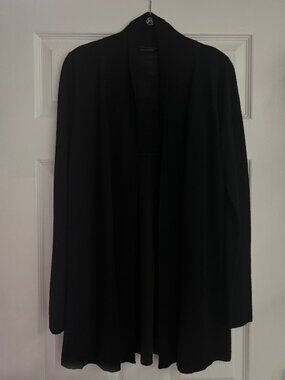 Elie Tahari Adele Shawl-Collar Merino Cardigan Sweater, small NWT